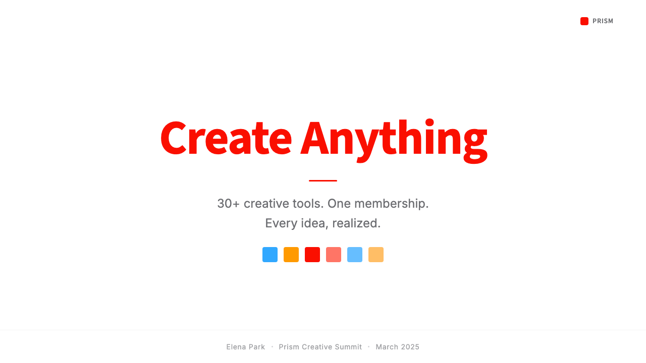 Adobe Creative Cloud design style applied to a Slide · cover