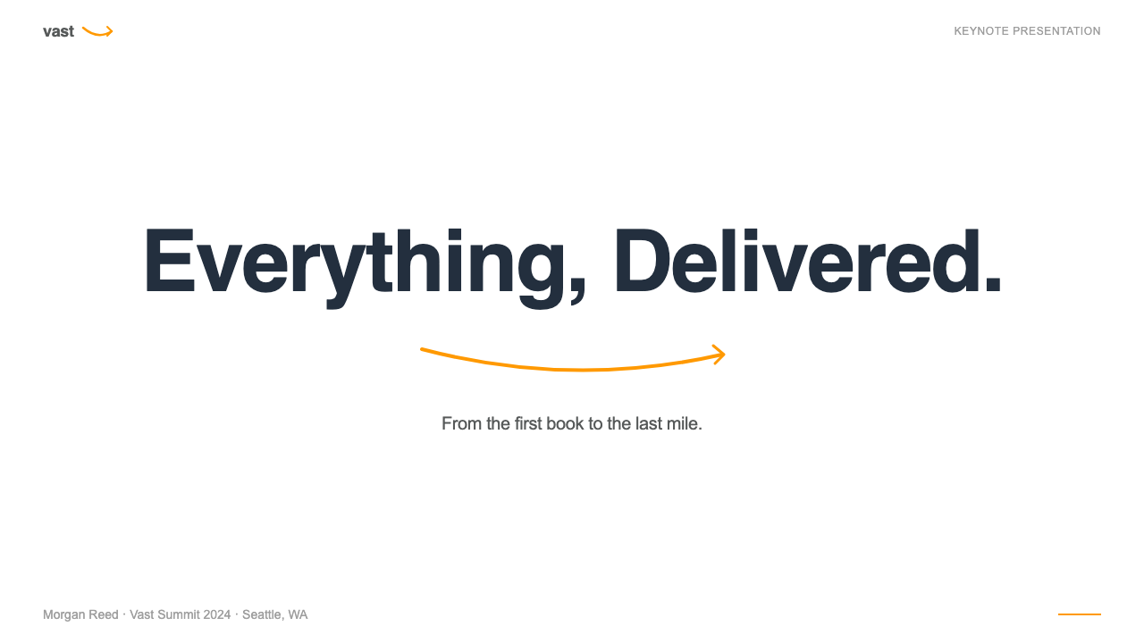 Amazon design style applied to a Slide · cover