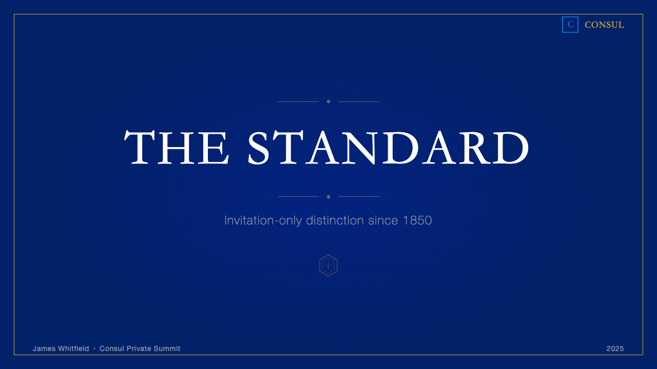 American Express Centurion design style applied to a Slide · cover