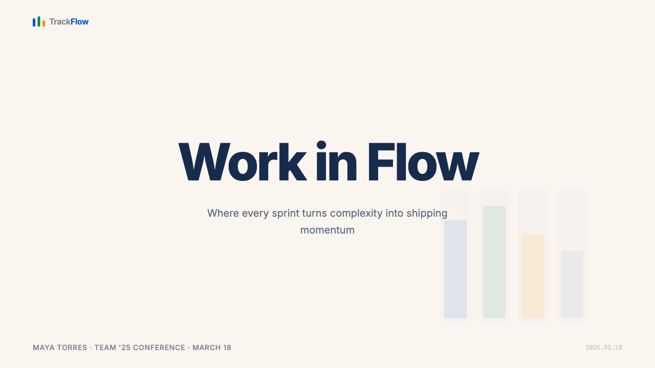 Atlassian Jira Blue design style applied to a Slide · cover