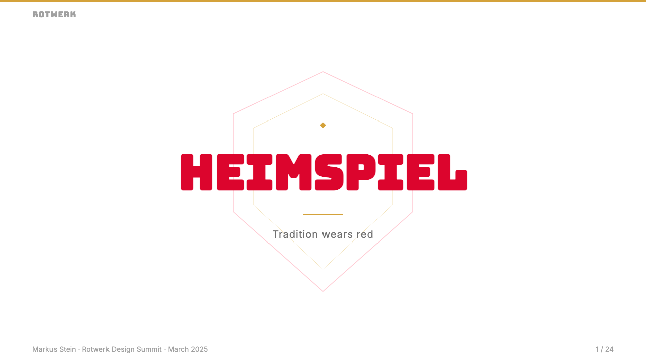 Bayern Munich (Rot) design style applied to a Slide · cover