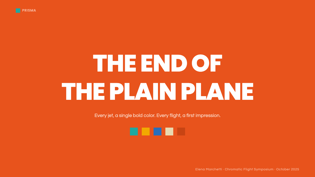 Braniff (Girard) design style applied to a Slide · cover