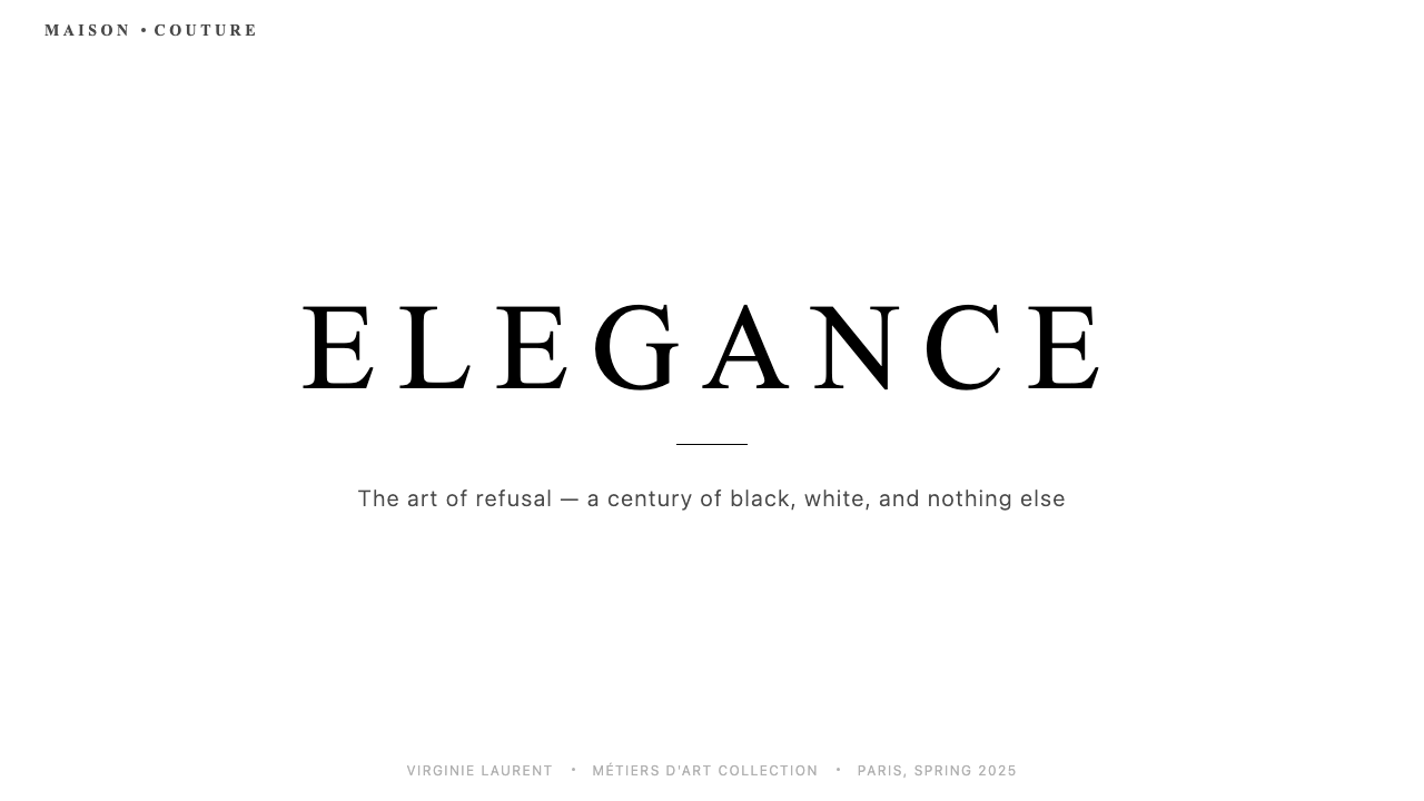 Chanel design style applied to a Slide · cover