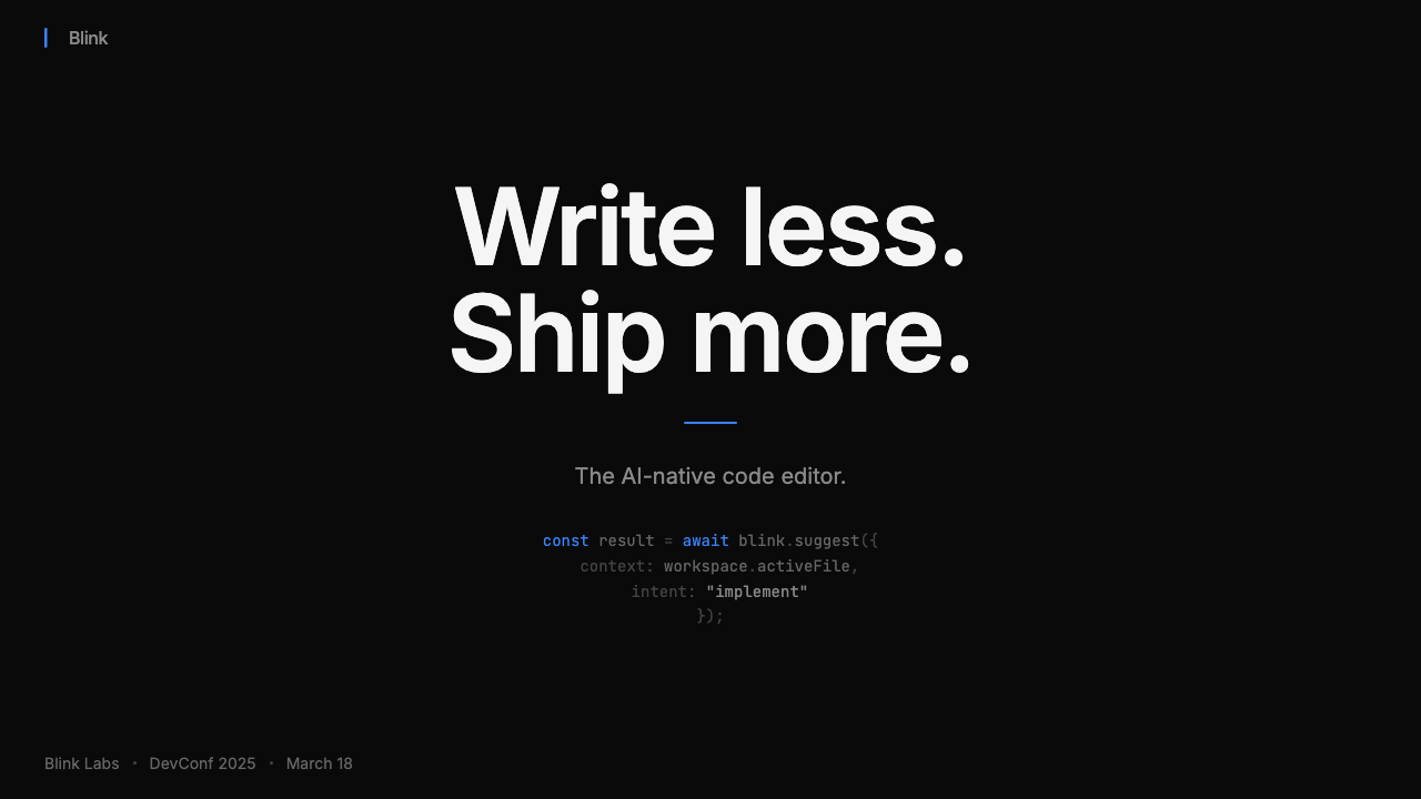 Cursor IDE design style applied to a Slide · cover