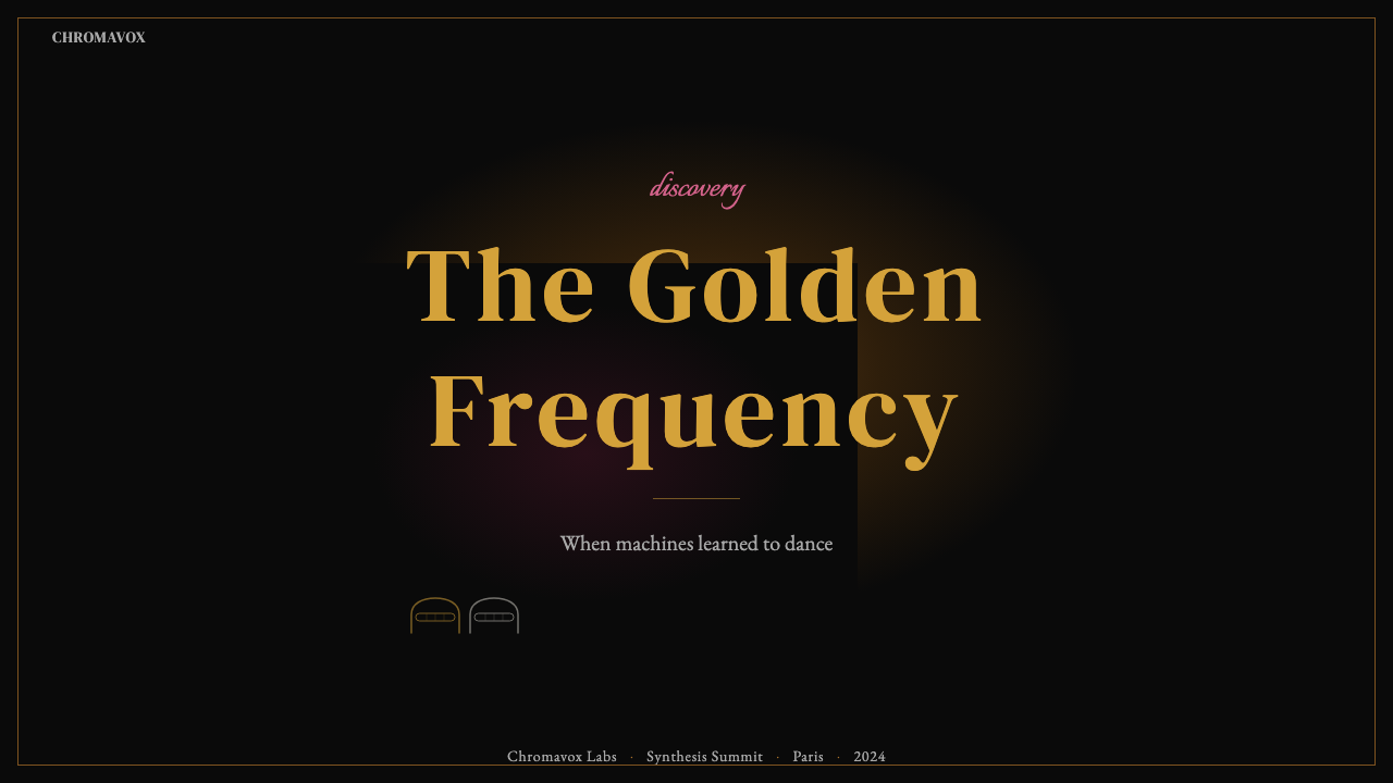 Daft Punk Discovery (Gold-Helmet) design style applied to a Slide · cover