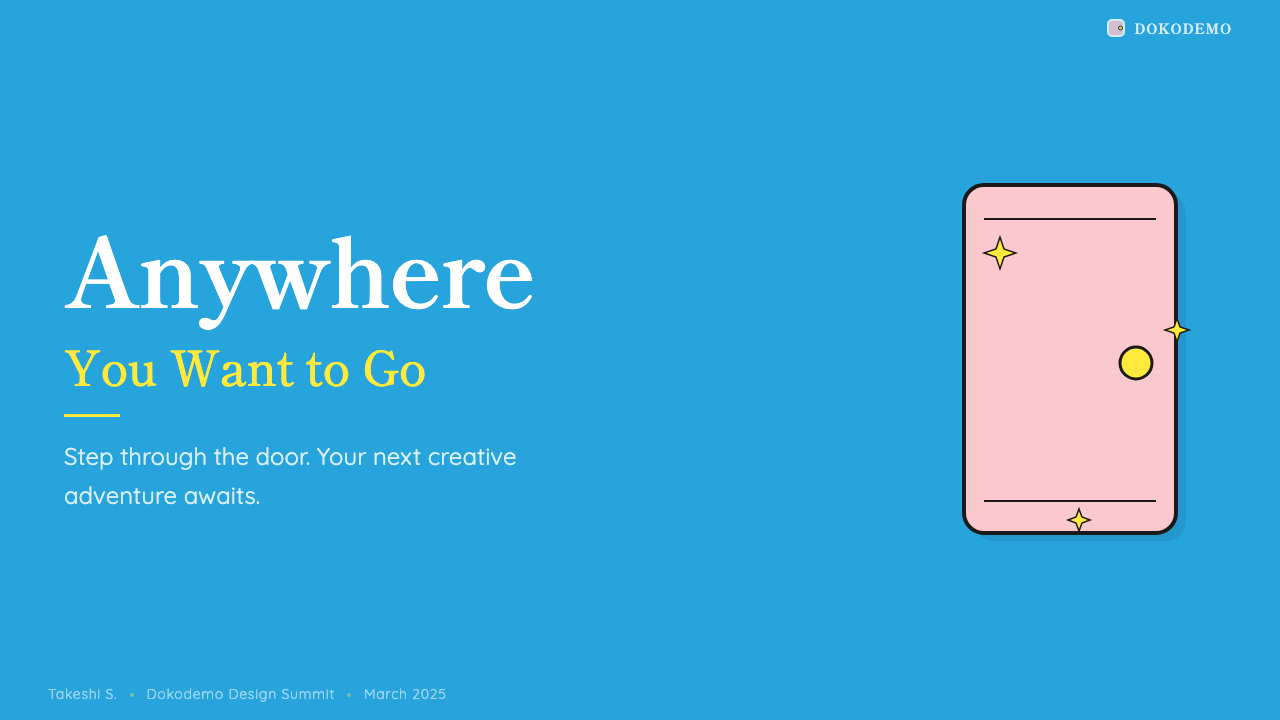 Doraemon design style applied to a Slide · cover