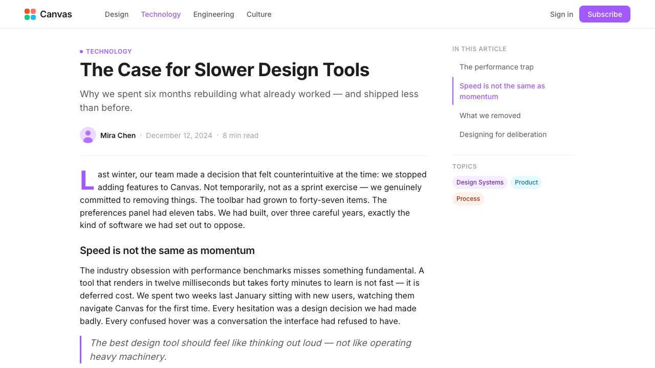 Figma 2024 design style applied to a Article page