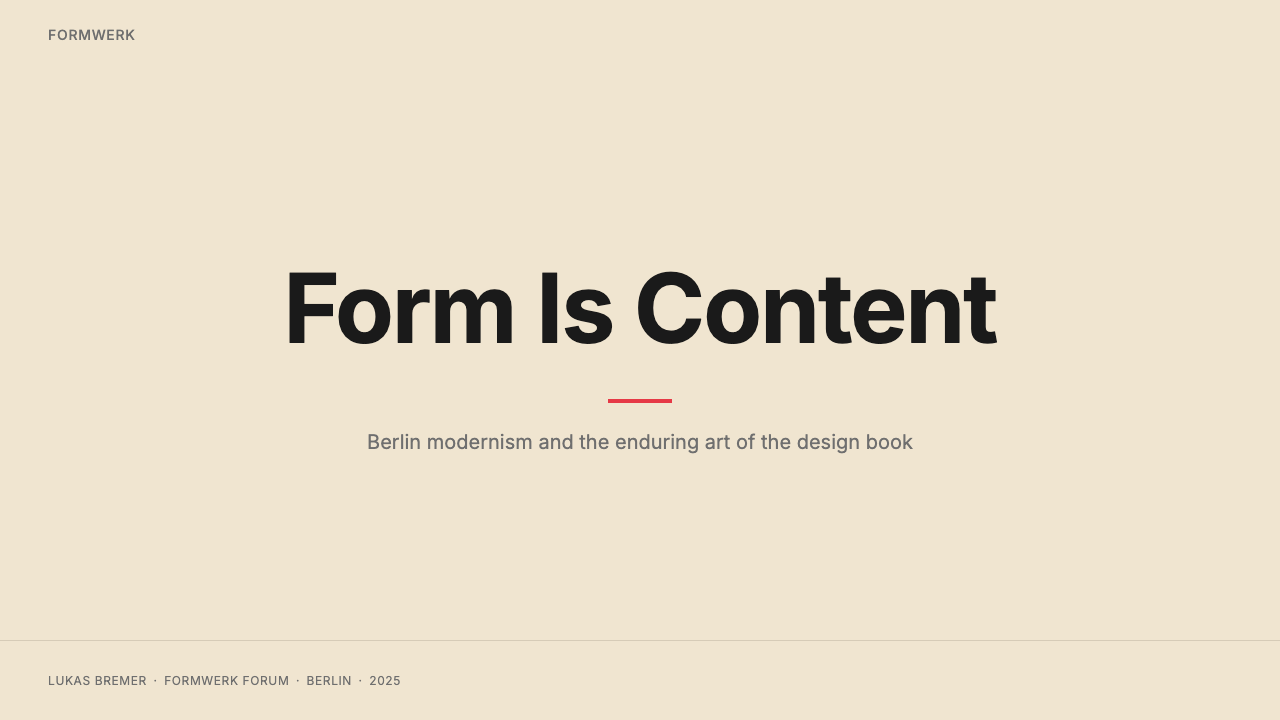 Gestalten Design Book design style applied to a Slide · cover
