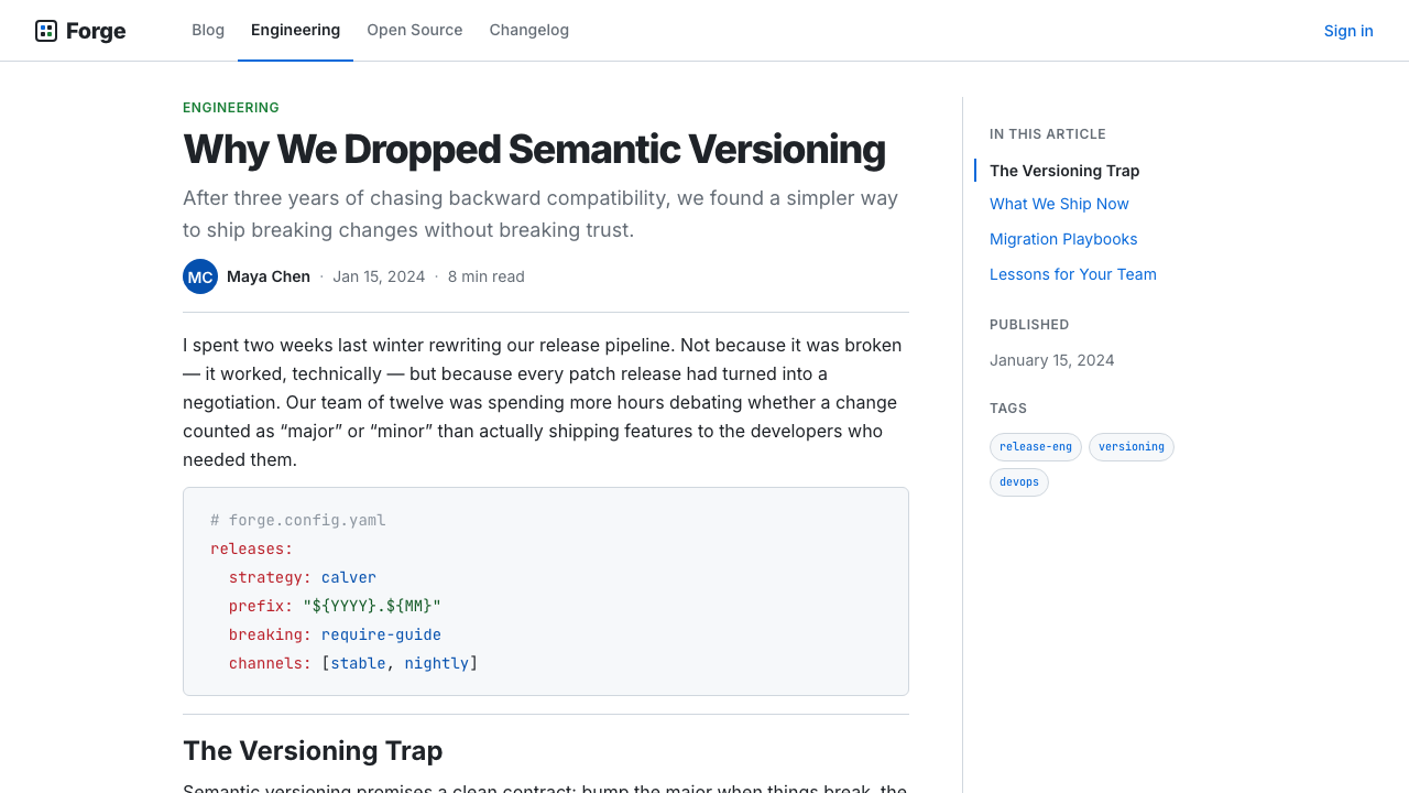 GitHub README Markdown (2014) design style applied to a Article page