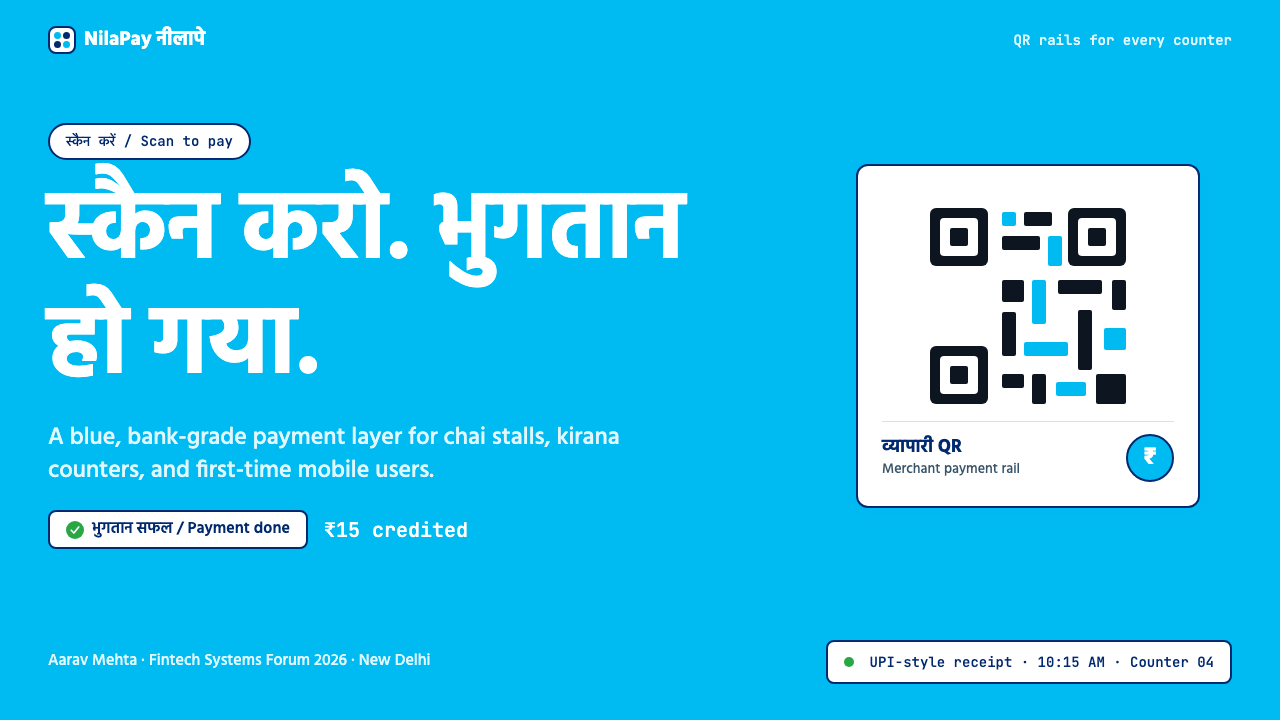 Paytm Indian Fintech design style applied to a Slide · cover