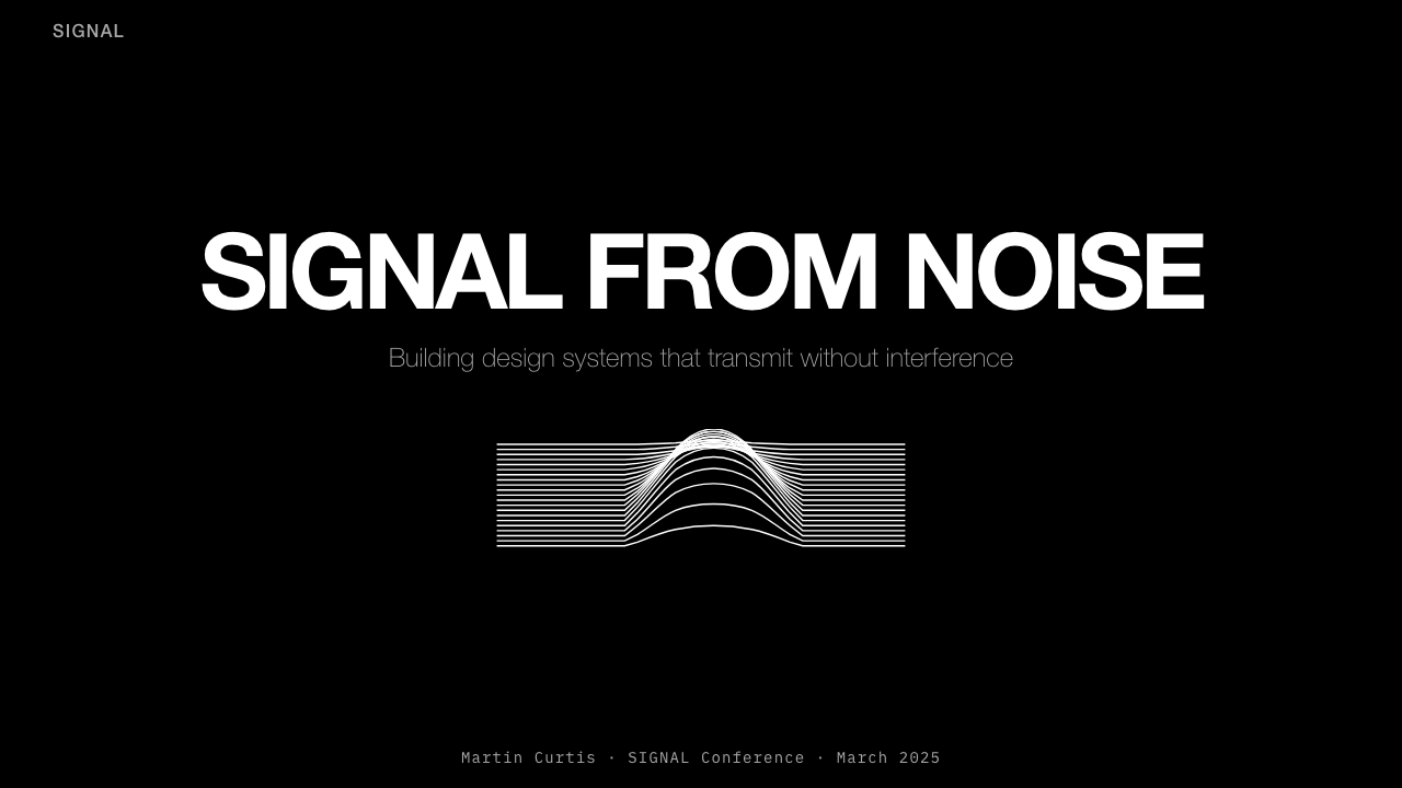 Joy Division — Unknown Pleasures design style applied to a Slide · cover