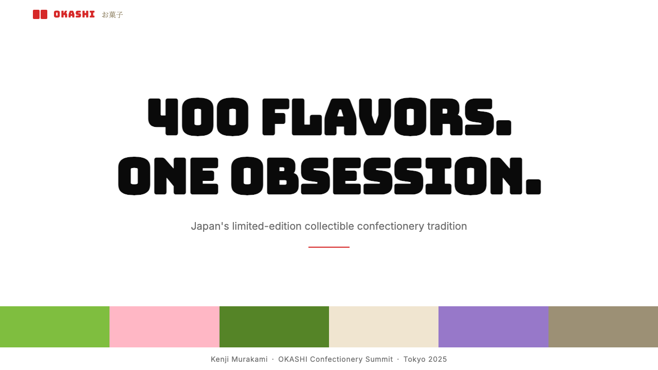 Kit Kat Japan Collector design style applied to a Slide · cover