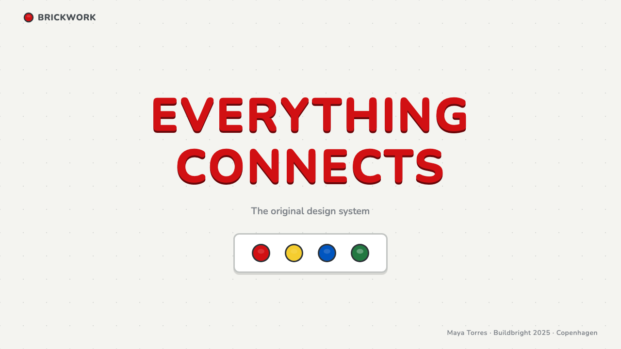 LEGO Classic design style applied to a Slide · cover
