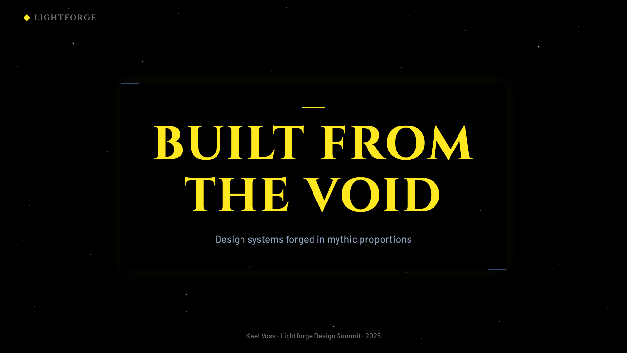 Star Wars (1977) design style applied to a Slide · cover