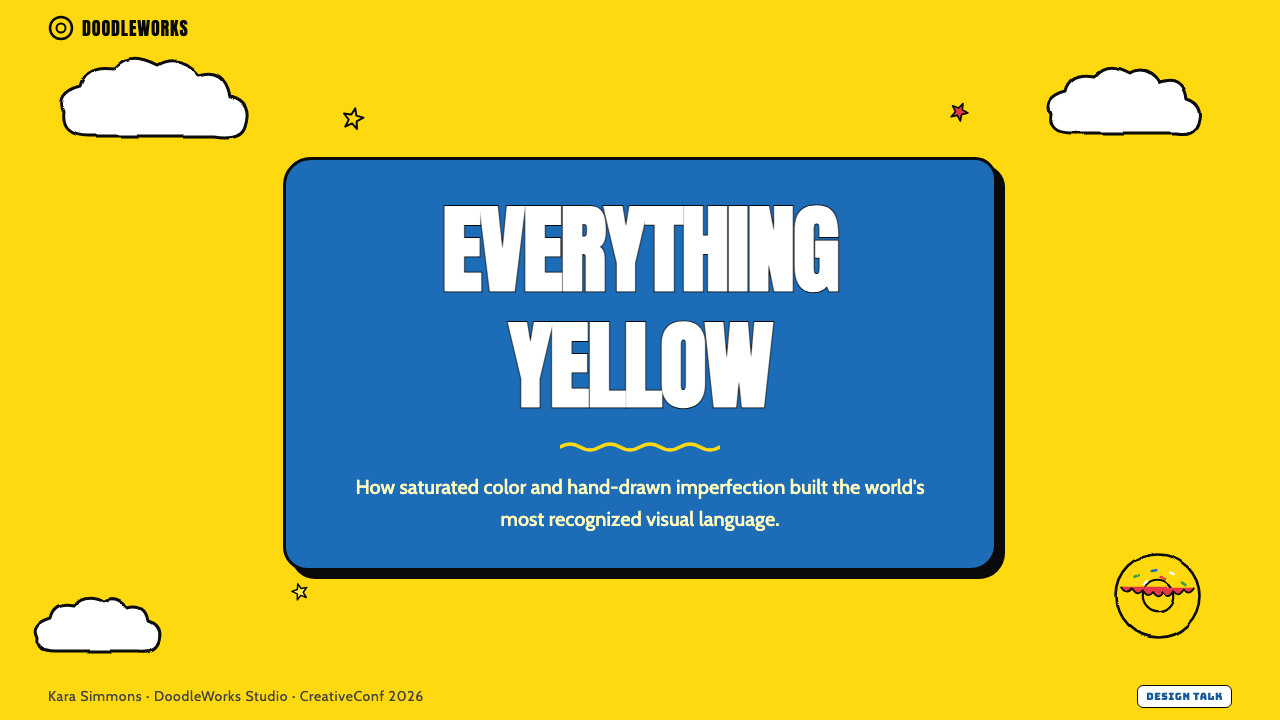 The Simpsons Yellow design style applied to a Slide · cover