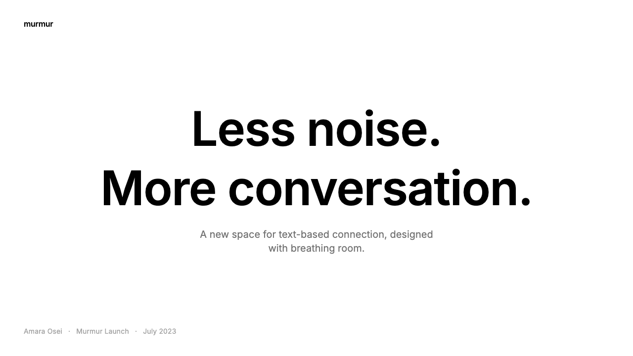 Threads (Meta) design style applied to a Slide · cover