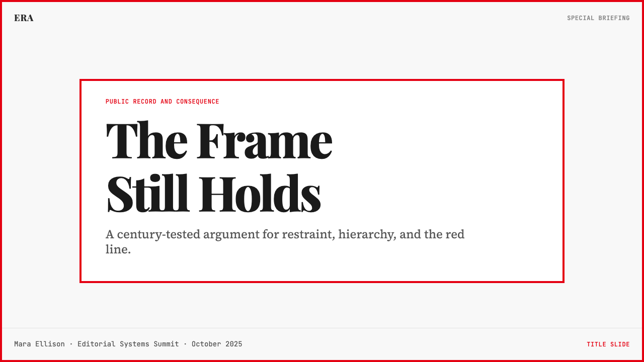 TIME Magazine design style applied to a Slide · cover