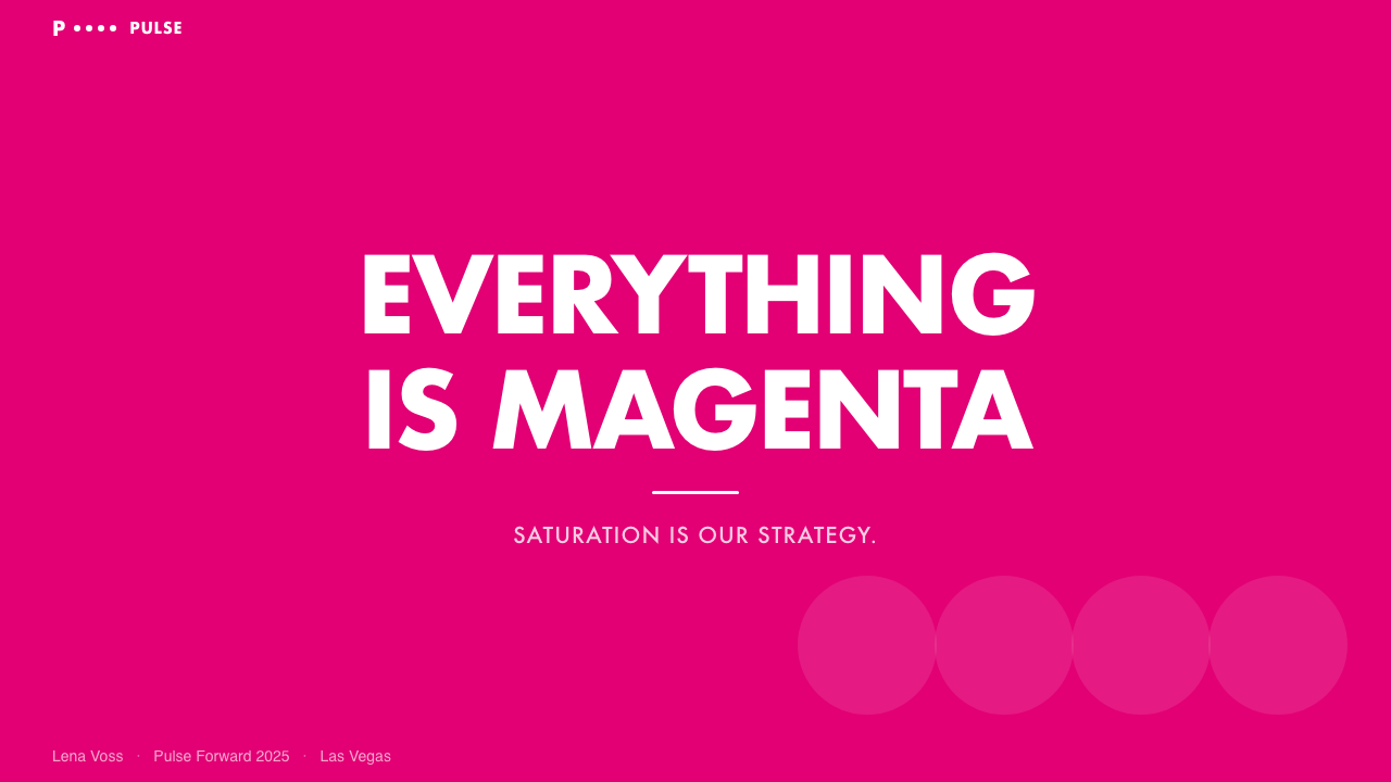T-Mobile Magenta design style applied to a Slide · cover