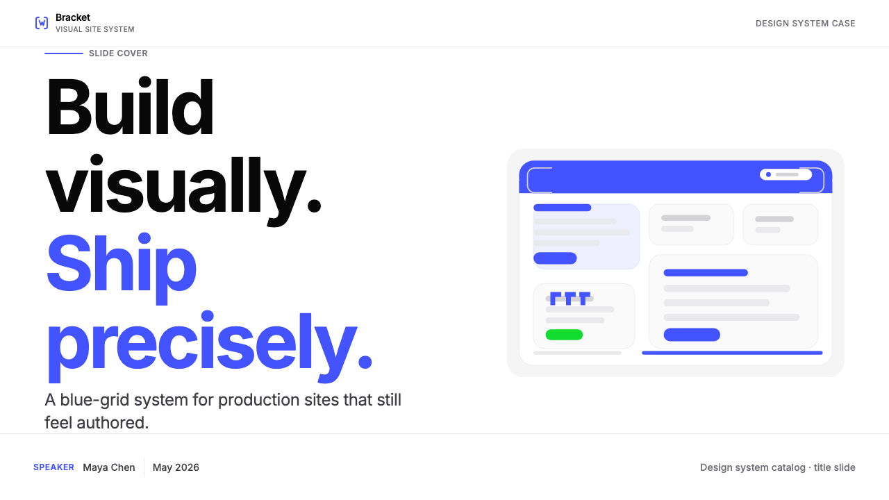 Webflow No-Code design style applied to a Slide · cover