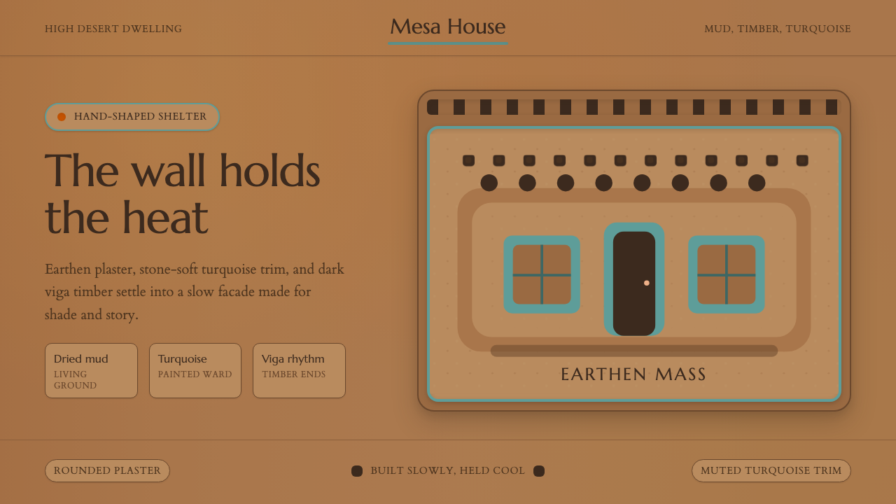 Adobe Pueblo Southwest design style — example