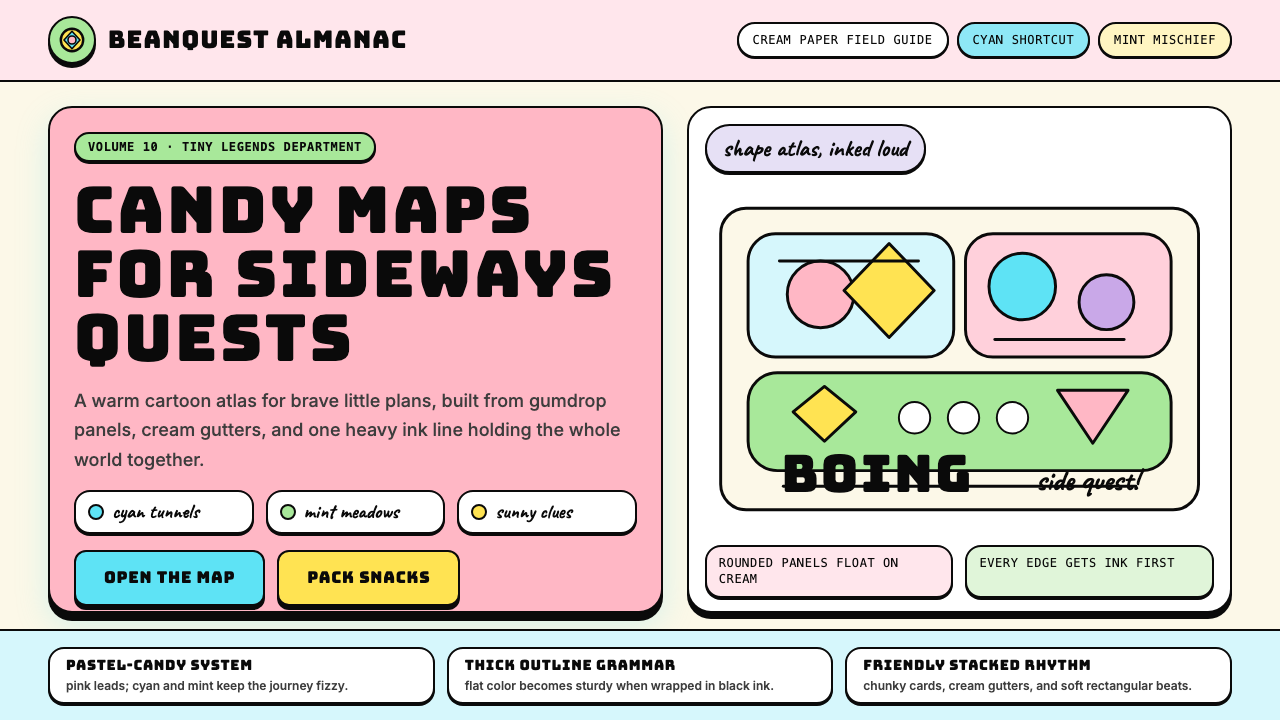 Adventure Time design style — example