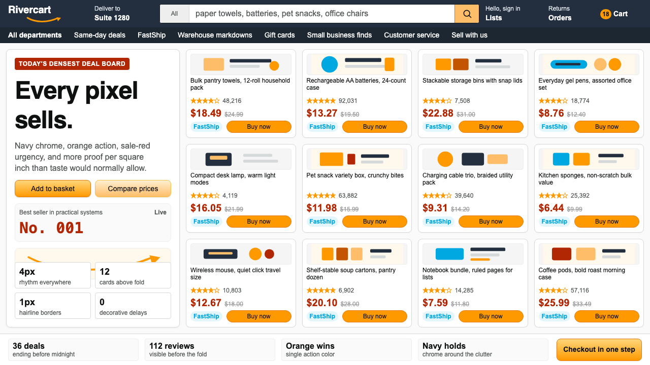 Amazon design style — example