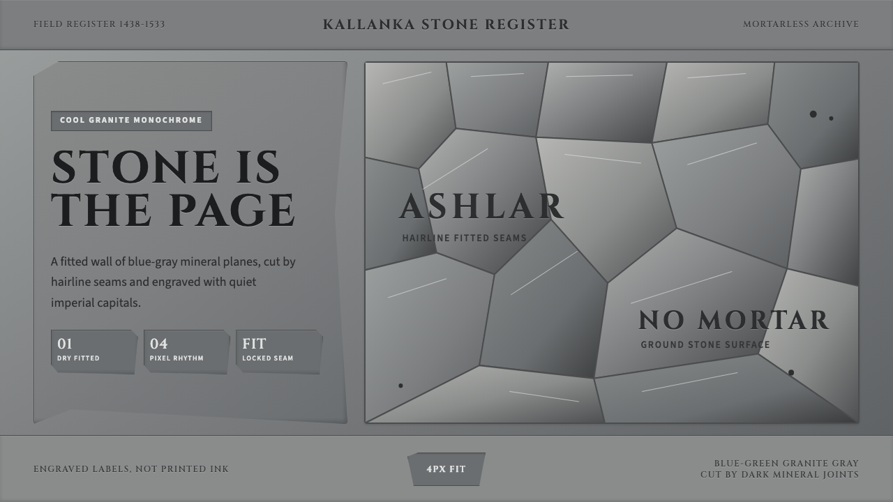 Inca Ashlar Stonework design style