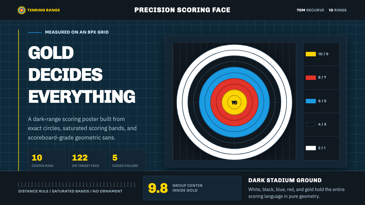 Olympic Archery design style