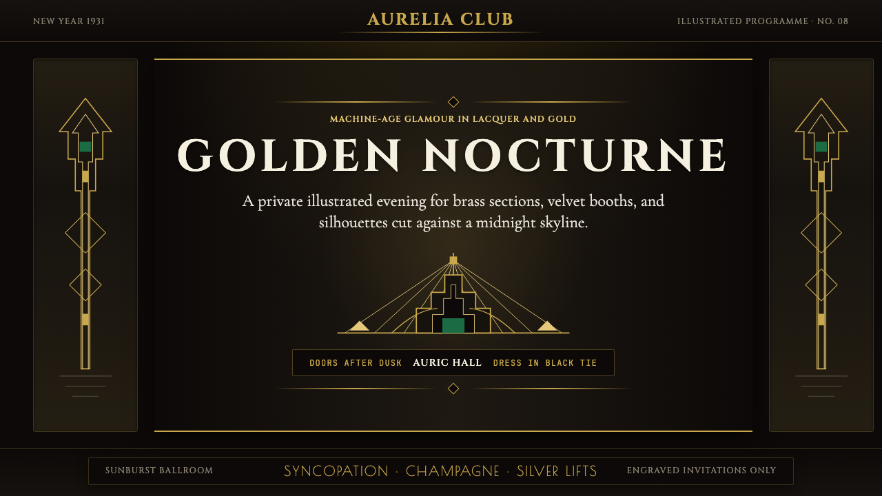 Art Deco Jazz Age design style — example