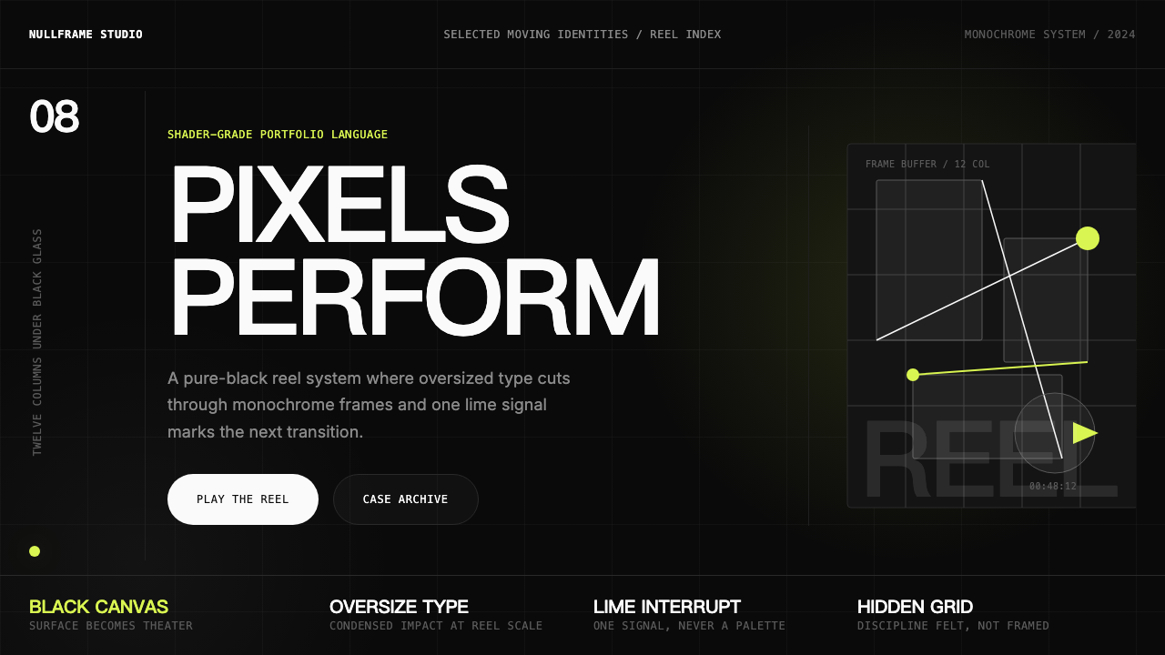 Awwwards Swiss Portfolio design style — example