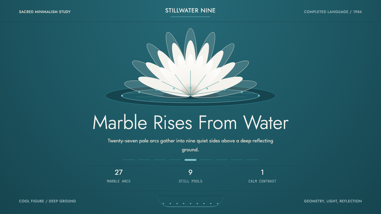 Baháʼí Lotus Temple design style — example