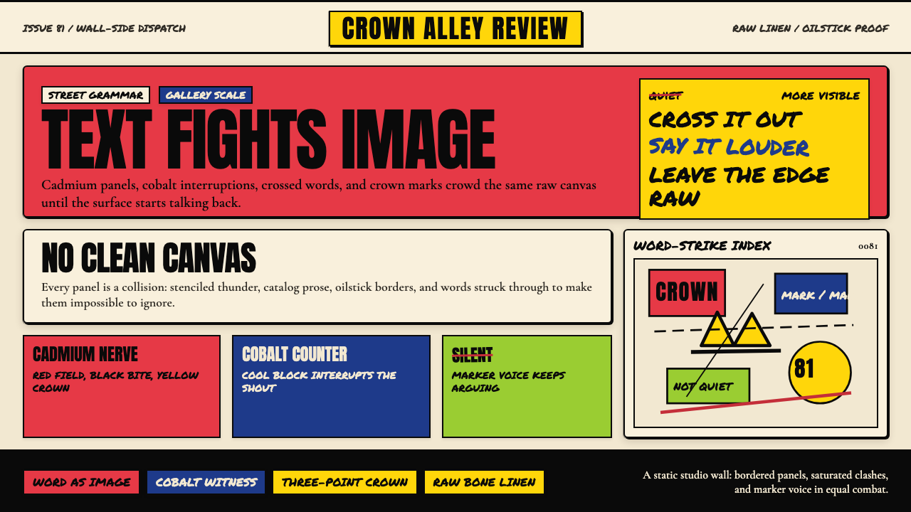 Basquiat Neo-Expressionism design style — example