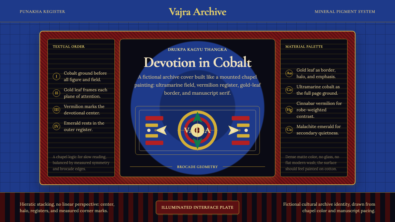 Bhutanese Drukpa Kagyu Thangka design style — example