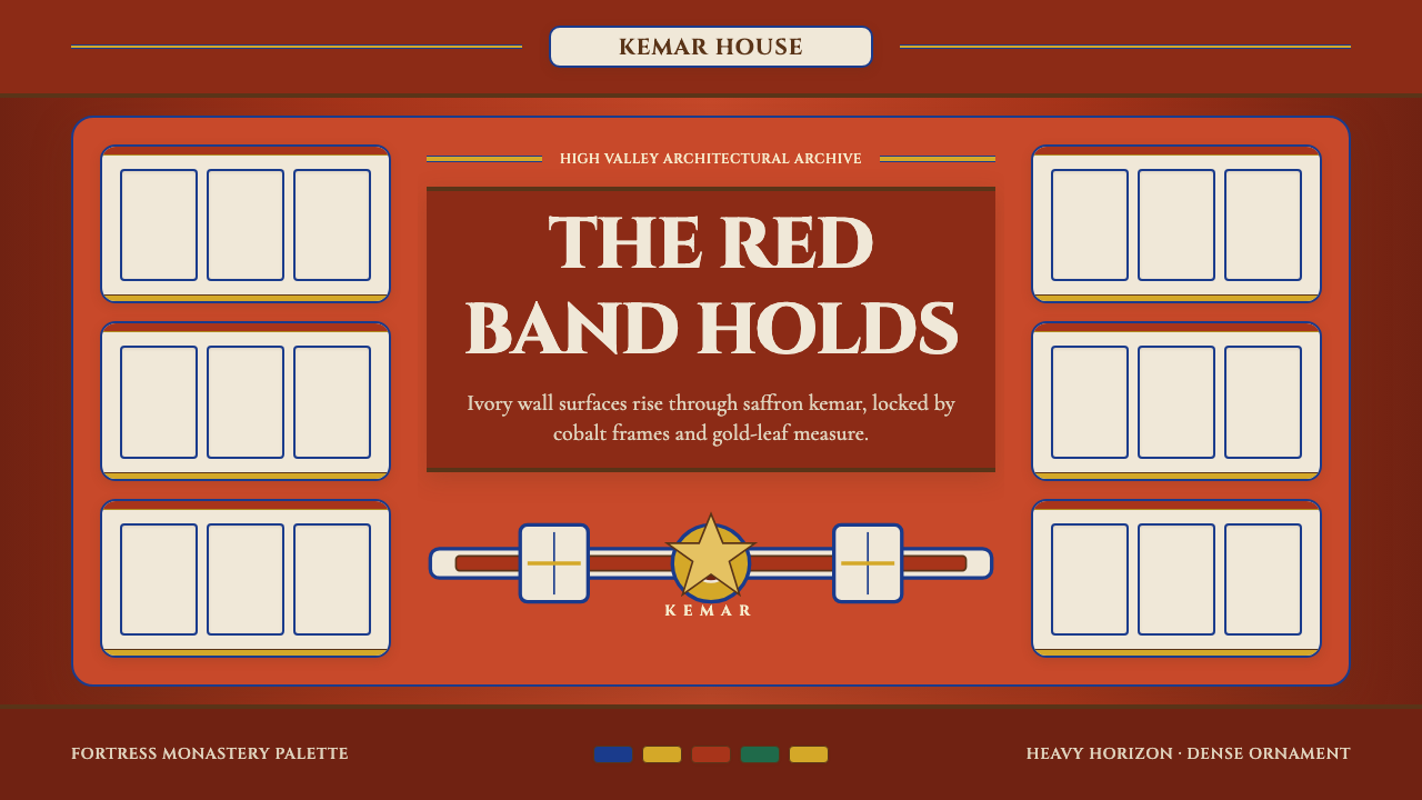 Bhutanese Dzong (Fortress Red) design style — example