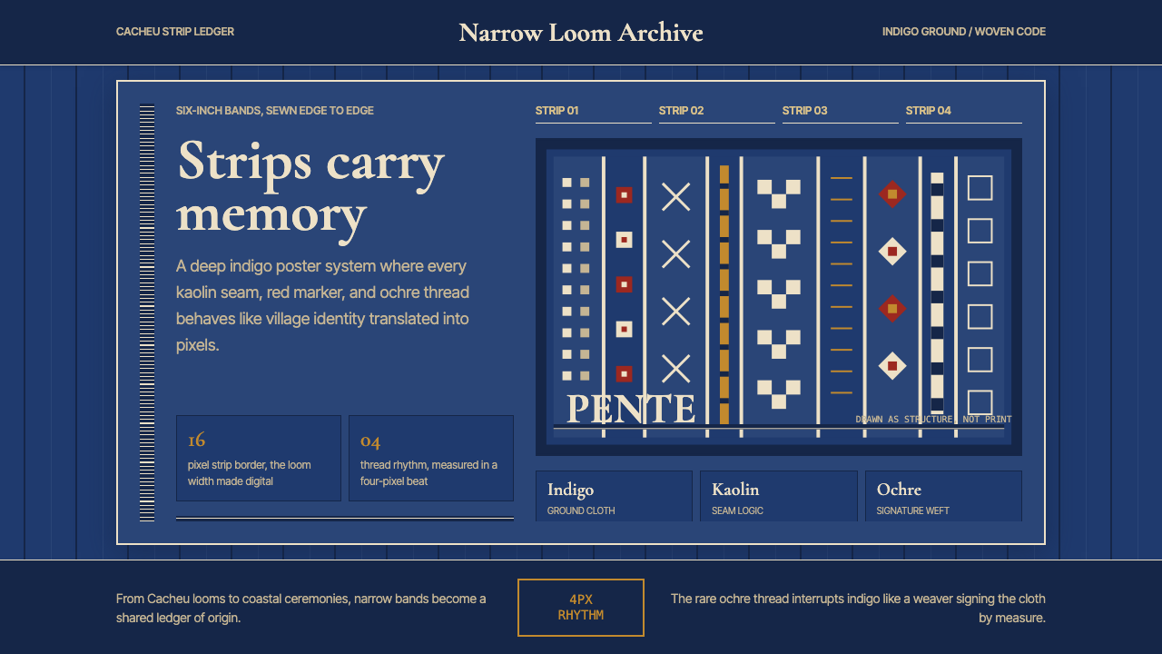 Bissau-Guinean Pano de Pente design style — example