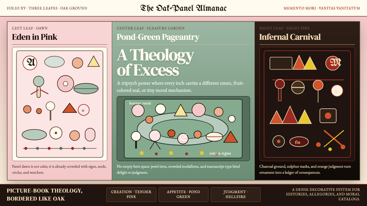 Bosch — Garden of Earthly Delights design style — example