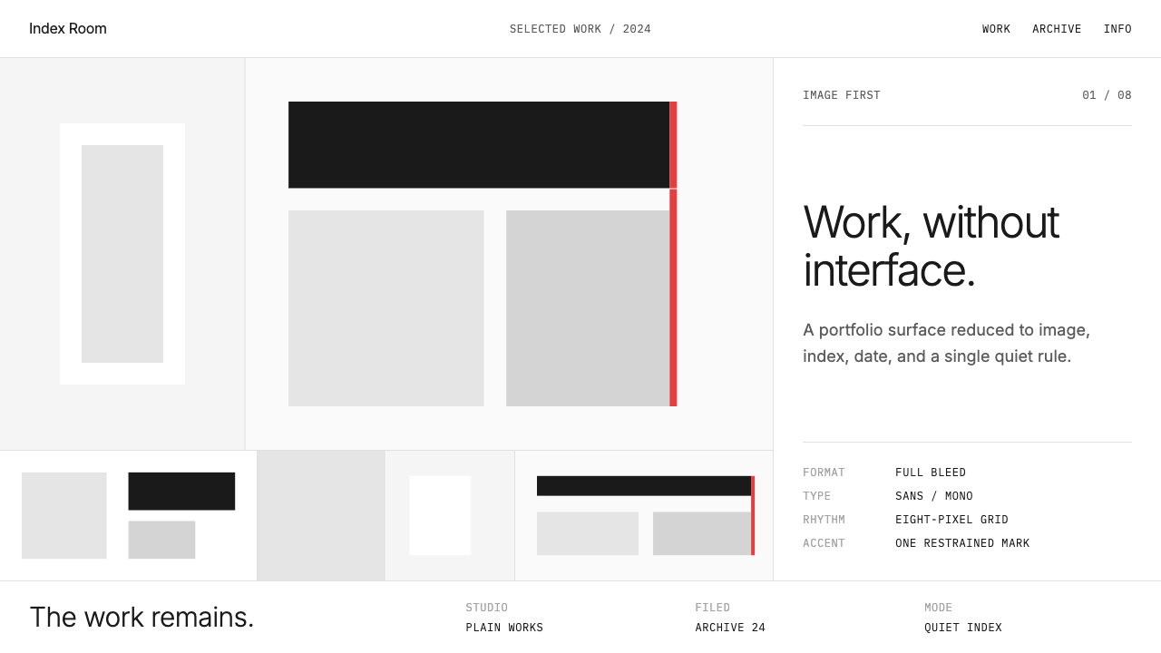 Cargo Collective Portfolio design style — example