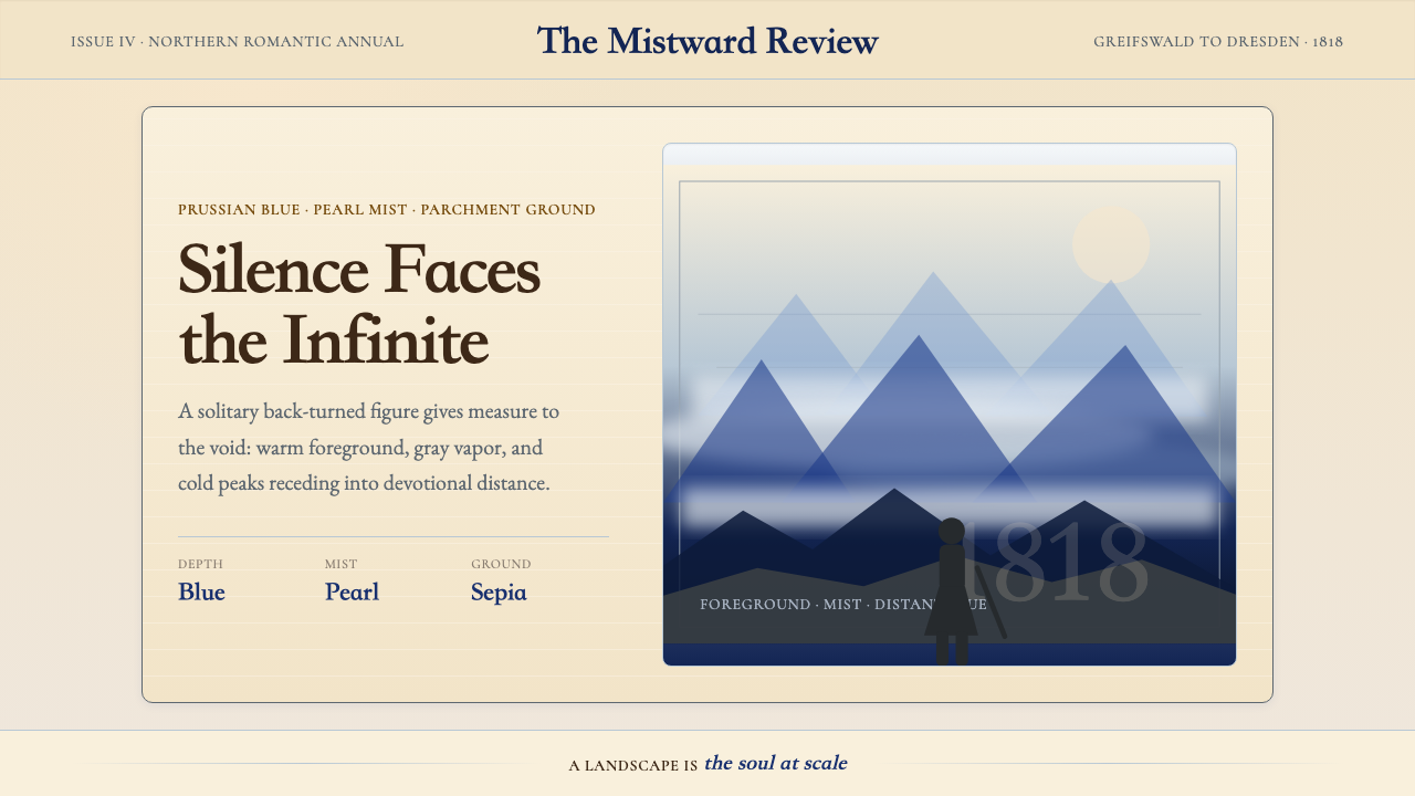 Caspar David Friedrich design style — example