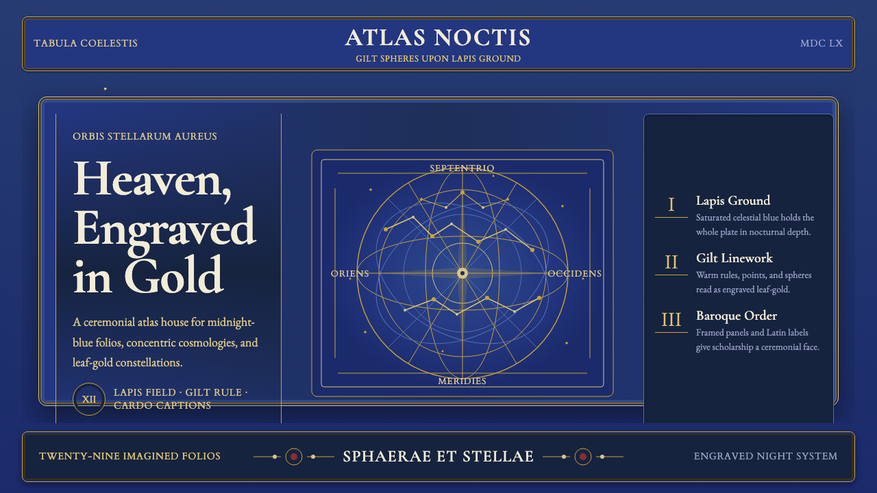 Cellarius Celestial Atlas design style — example