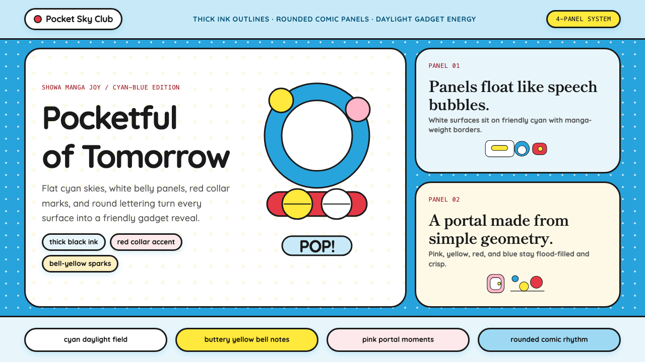 Doraemon design style — example