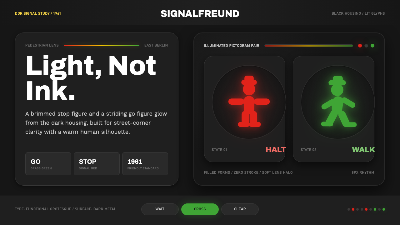 East German Ampelmännchen design style — example