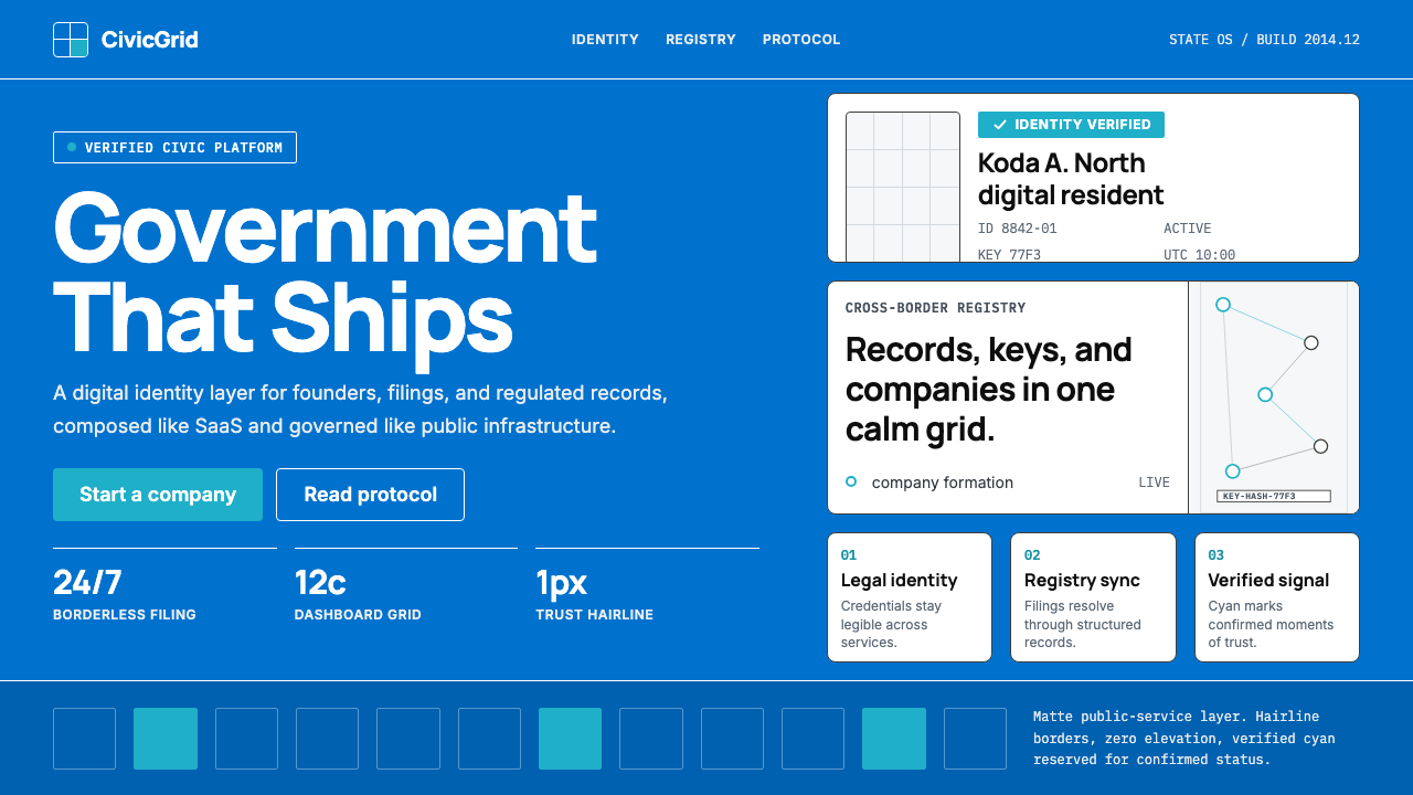 Estonia e-Residency Digital (2014) design style — example
