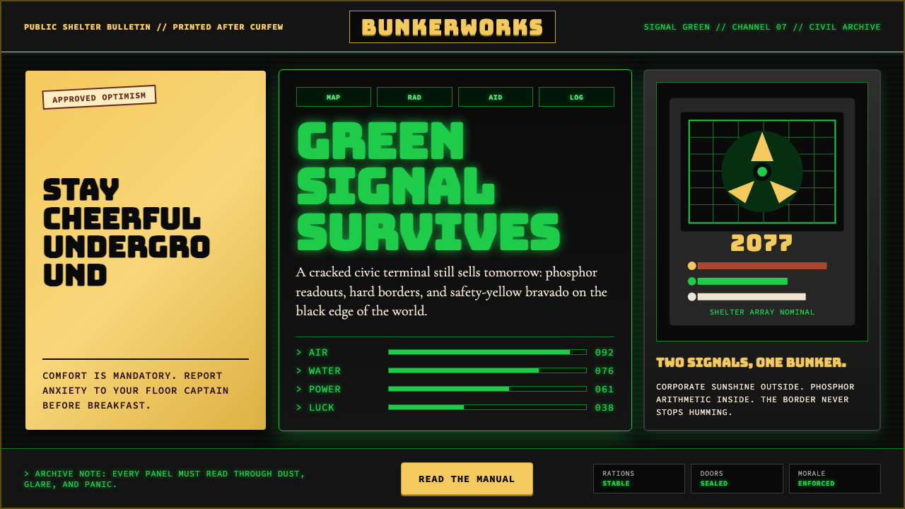 Fallout Vault-Tec Pip-Boy design style — example