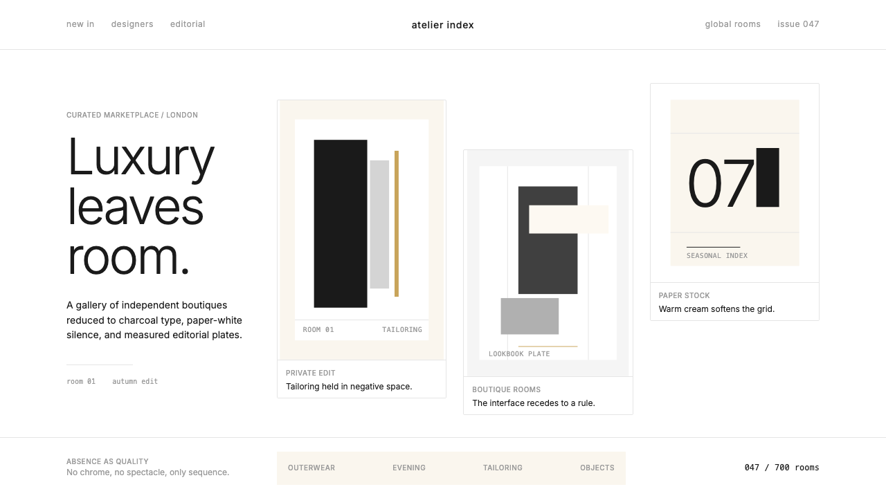 Farfetch design style — example
