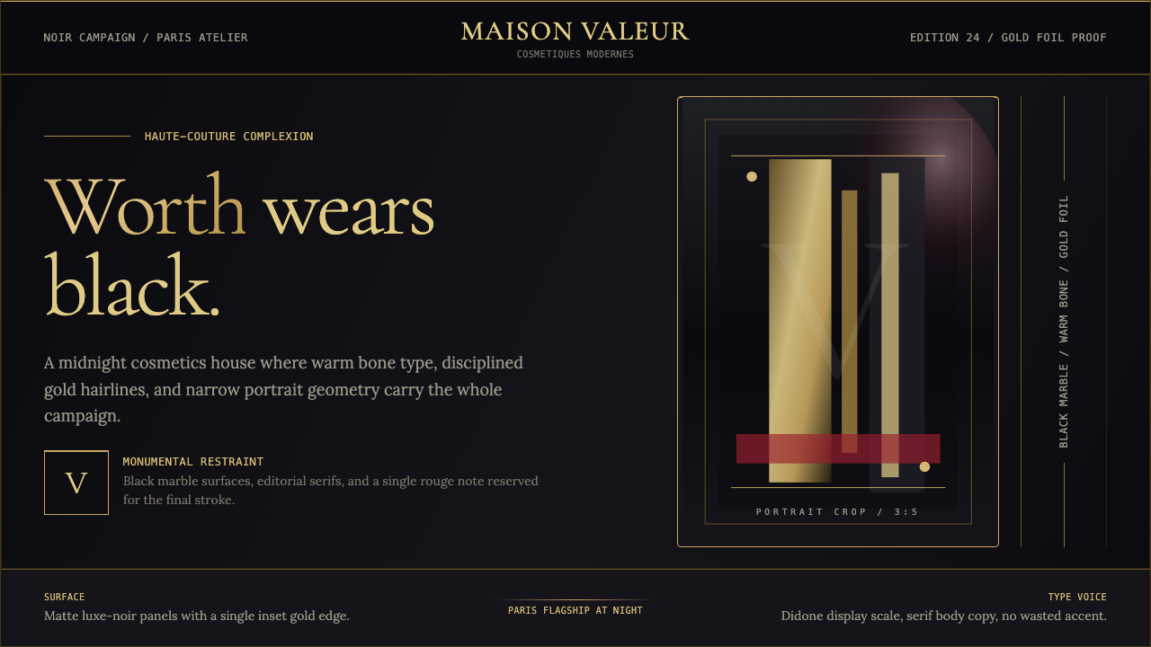L'Oréal Paris Cosmetics design style — example