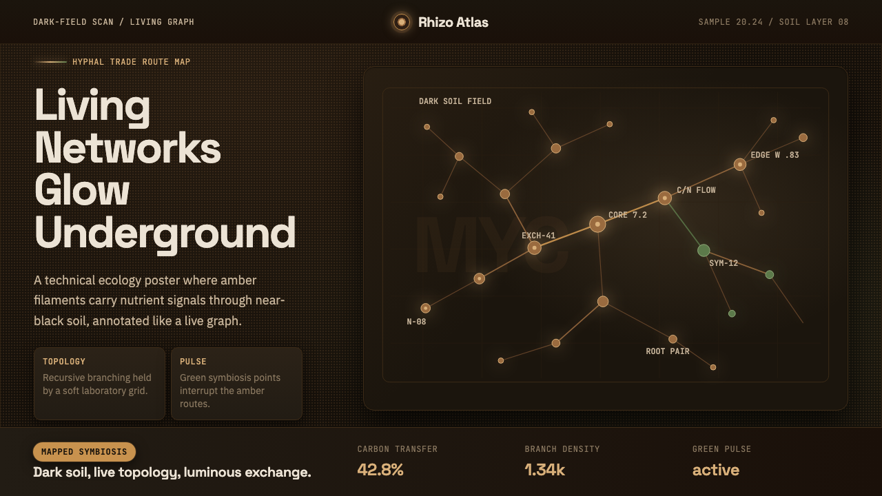 Mycelium Network design style — example