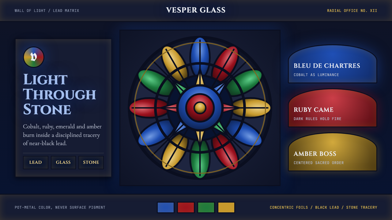 Gothic Rose Window design style — example