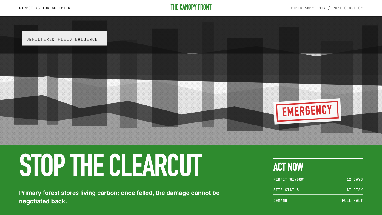 Greenpeace (Activist Poster) design style — example
