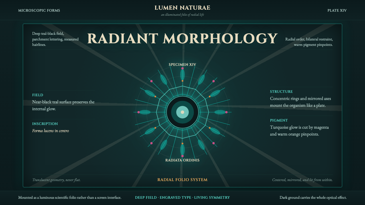 Haeckel Kunstformen design style — example
