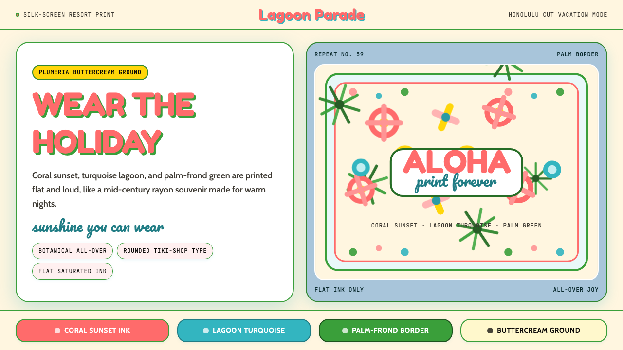 Hawaiian Aloha Shirt design style — example
